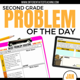 2nd Grade Math Word Problem of the Day | January Math Prob
