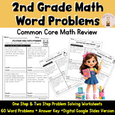 2nd Grade Math Word Problems | Common Core Math Review | One & Two Step Problems