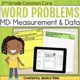 2nd Grade Math Word Problems - Measurement, Telling Time, 