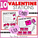 Valentine's Day Math and Literacy Centers -10  February Ma