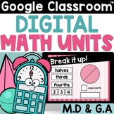 2nd Grade Math Google Slides Counting Money, 3D Shapes, Te