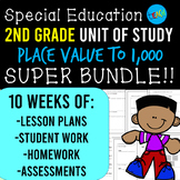 Place Value to 1,000 FULL UNIT BUNDLE!!  2nd Grade Math fo