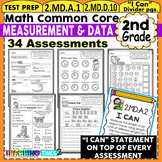 2nd Grade Math-Measurement & Data-Common Core Assessments Pack