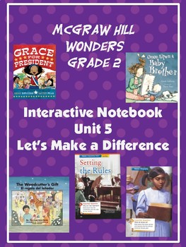 Preview of 2nd Grade McGraw Hill Wonders Interactive Notebook Unit 5