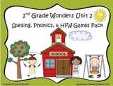 Wonders McGraw Hil 2nd Grade Unit 2 Spelling & Phonics Gam