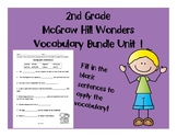 2nd Grade McGraw Hill Wonders Vocabulary Packet Unit 1