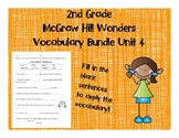 2nd Grade McGraw Hill Wonders Vocabulary Packet Unit 4