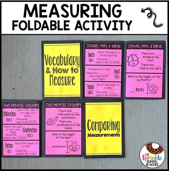 Preview of 2nd Grade Measurement Activity | Measuring Review