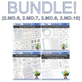 2nd Grade: Measurement & Data Bundle! {2.MD.6-8, 2.MD.10]