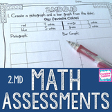 2nd Grade Measurement & Data Math Assessments