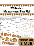 2nd Grade - Measurement Line Plot - Common Core 2.MD.9