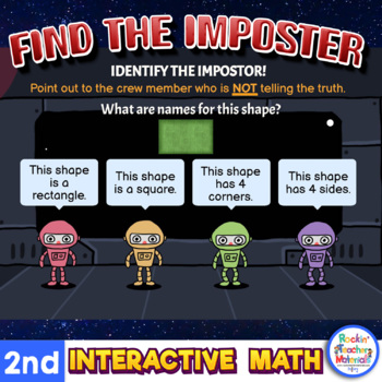 Preview of 2nd Grade Mini Digital Escape Room - Math Review Game for the End of the Year