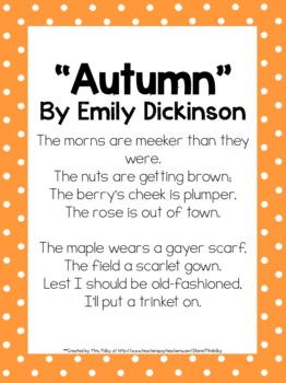 Image result for Autumn poem