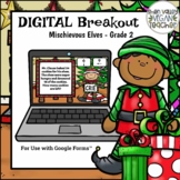 2nd Grade Mischievous Elves Christmas Digital Breakout Esc