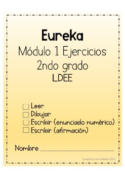 Preview of 2nd Grade Module 1 Eureka Application Problems en Español/Spanish Ejercicios