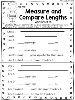 2nd grade module 2 lesson 7 supplemental worksheets measure and compare