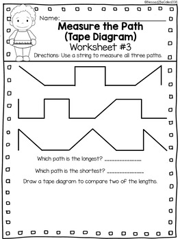 2nd Grade Module 2 Lesson 9 Supplemental Worksheets - Measuring/Tape