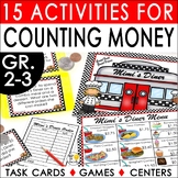 2nd Grade Money Activities - Counting Money, Games, Word Problems and Centers