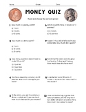 2nd Grade Money Quiz (U.S. Dollars and Coin Names)