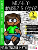 2nd Grade Money Unit: Dollars & Coins | CCSS Differentiate