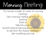 2nd Grade Morning Meetings BUNDLE