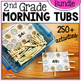 2nd Grade Morning Tubs Work Bin Activities - Fall, Winter,