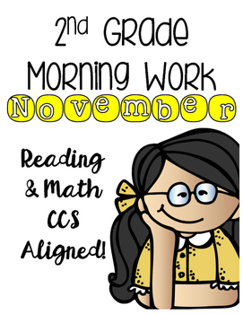 Preview of 2nd Grade Morning Work - November