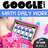 Daily Math 2nd Grade Morning Work for Google™ Classroom Di