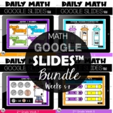 2nd Grade Morning Work for Google Slides™ Bundle {weeks 5-8}