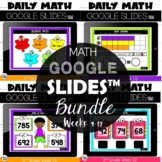 2nd Grade Morning Work for Google Slides™ Bundle {weeks 9-12}