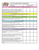 2nd Grade NGSS Checklist