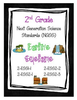 Preview of 2nd Grade NGSS - Earth's Systems (2-ESS1-1, 2-ESS2-1, 2-ESS2-2, 2-ESS2-3)