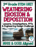 Weathering & Erosion NGSS 2nd Grade STEM Unit! Earth Systems- (2-ESS2,1)