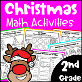2nd Grade NO PREP Christmas Math Worksheets - Fun Activiti