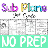 2nd Grade - NO PREP - Sub Plans