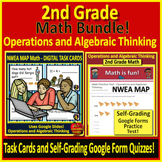 2nd Grade NWEA MAP Math - Practice Test & Cards Operations
