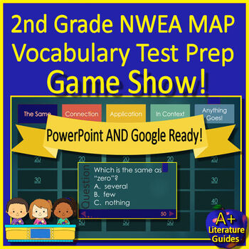 Preview of 2nd Grade NWEA Map Vocabulary Game for Test Prep RIT 171 -200
