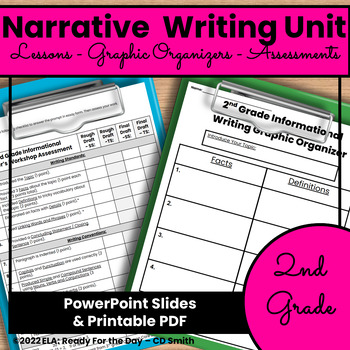 2nd Grade CCSS Narrative Writing - Writer's Workshop Lessons & Assessments