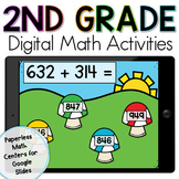 2nd Grade CCSS No Prep Digital Math Games, Activities for 