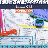 2nd Grade Nonfiction Reading Fluency Passages | Level K-M 