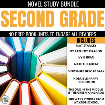 Preview of 2nd Grade Chapter Book Study Bundle: 8 Book Study Units for Literature Circles