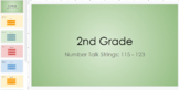 2nd Grade Number Talks Google Slide Presentations Organize