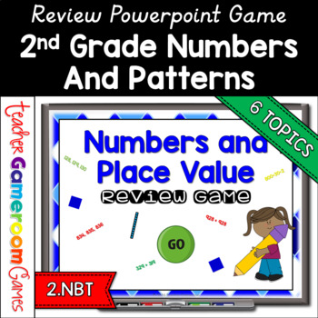 Preview of 2nd Grade Numbers and Place Value Review Game