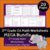 2nd Grade OA Worksheets: 2nd Grade Math Worksheets, Operat