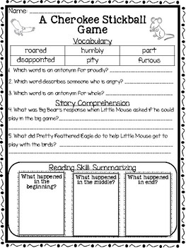 Open Court Reading Comprehension and Vocabulary Unit 1 Lesson 4 Grade 2