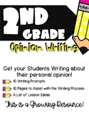 2nd Grade Opinion Writing Packet