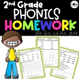 2nd Grade Phonics Homework for Distance Learning