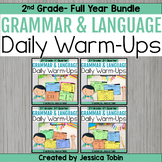 2nd Grade Grammar Review Worksheets Bundle, Phonics and Gr