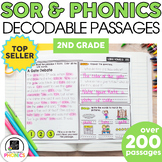 2nd Grade Decodable Phonics Reading Comprehension Passages Phonics Mats Bundle