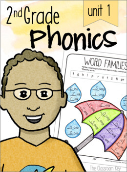 Preview of 2nd Grade Phonics Unit 1 -  Printable, Seesaw, or Google Classroom